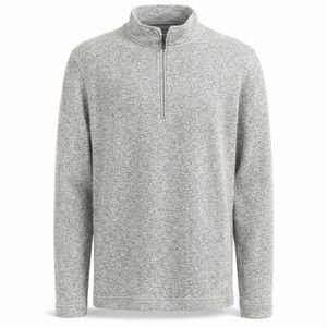 VAN HEUSEN CLASSIC FIT CASUAL WARM PULLOVER QUARTER ZIP SWEATER SIZE LARGE